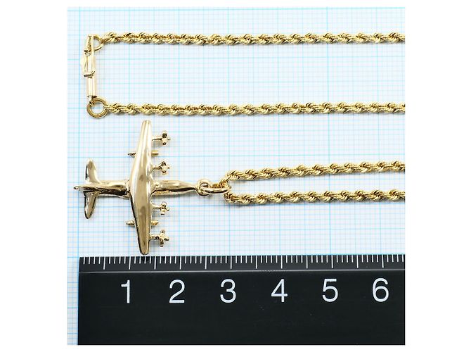 Autre Marque Halskette aus 14K Gelbgold Golden - Ansicht 6