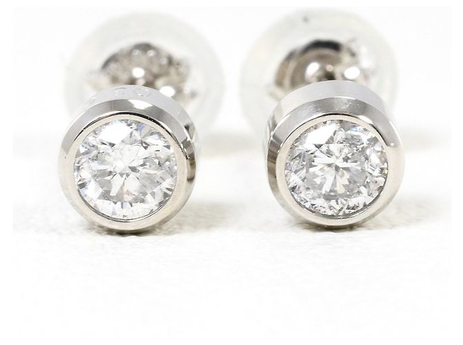 Autre Marque PT900 Platin-Stecker mit Diamanten - Ansicht 2