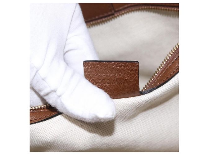 Gucci Horsebit 1955 Leather Medium Marron - vue 6