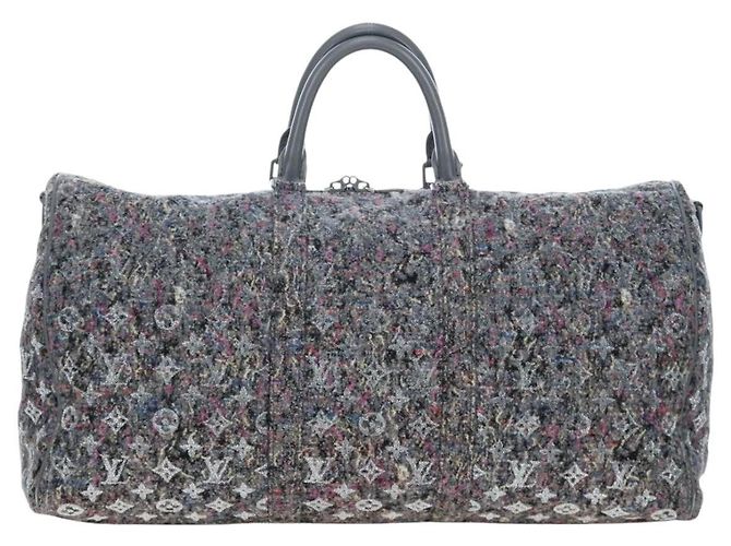 Louis Vuitton Keepall Bandouliere Monogram Tapestry Canvas 50 Marrone - vista 2