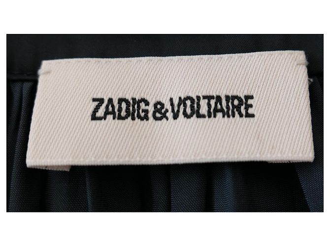 Zadig & Voltaire Blouse Tink en Satin Noir - vue 7