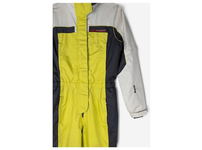 Combinaison de ski Prada 2000s Linea Rossa Jaune - vue 3