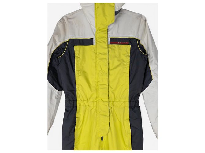 Combinaison de ski Prada 2000s Linea Rossa Jaune - vue 4