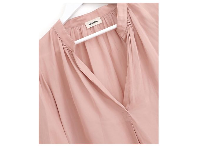 Zadig & Voltaire Blusa de satén Tink - Rosa - vista 2