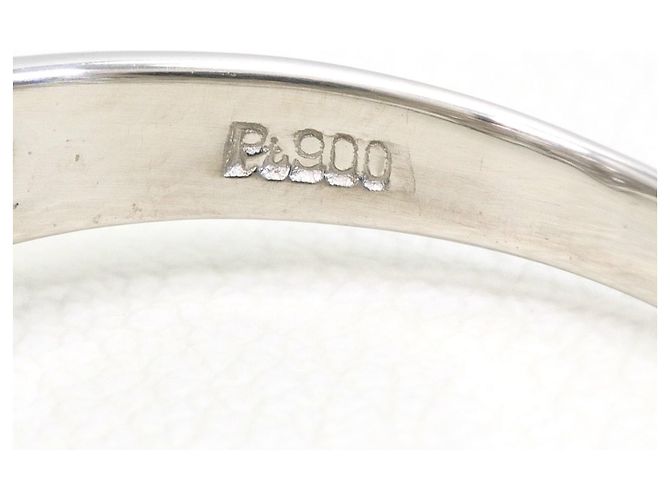 Autre Marque Anello fede in platino PT900 con diamante - vista 5
