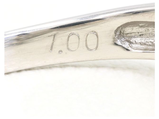 Autre Marque Anello fede in platino PT900 con diamante - vista 6
