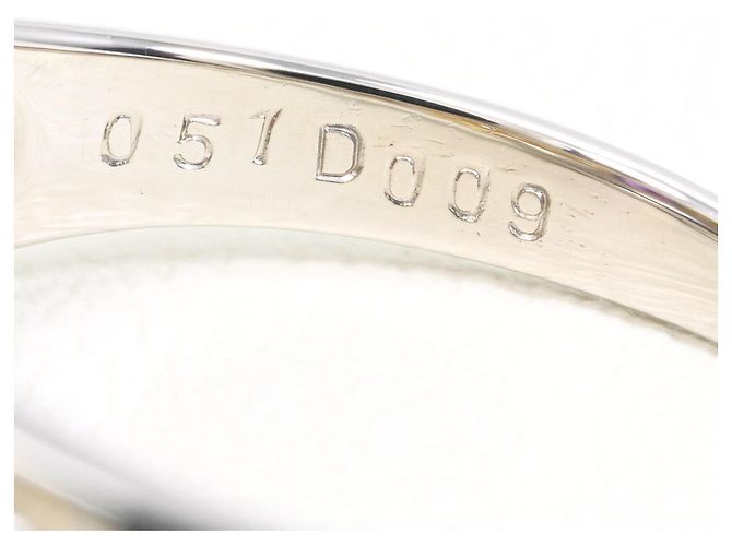 Autre Marque Anello a fascia elegante in oro giallo 18K e platino D'oro - vista 6