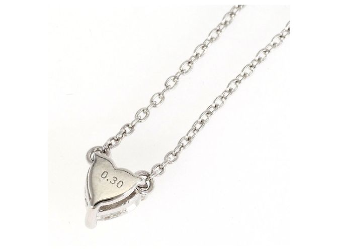 Autre Marque Colar em ouro branco 18K com diamante Dourado - vista 3