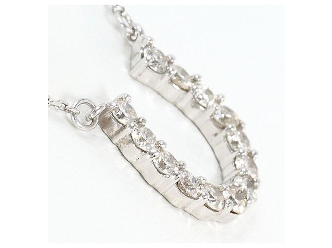 Autre Marque Halskette aus 18K Weißgold mit Diamant Golden - Ansicht 2