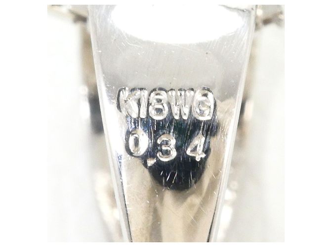 Autre Marque Collana in oro bianco 18K con diamante blu D'oro - vista 4