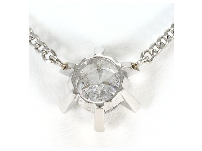 Autre Marque Collana in platino PT850 con diamante - vista 3