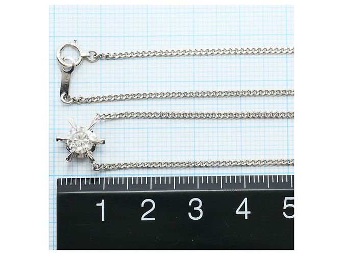 Autre Marque Collana in platino PT850 con diamante - vista 6