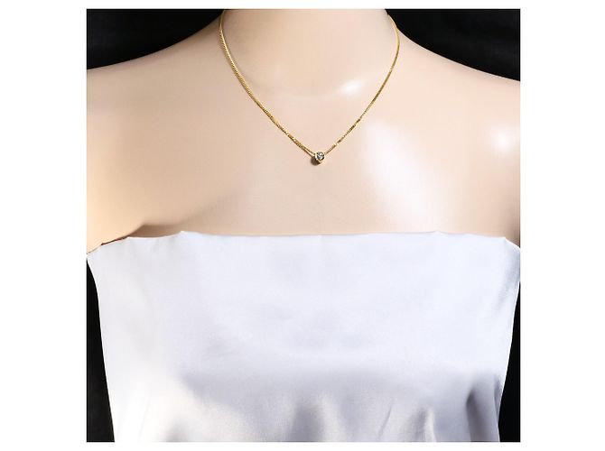 Autre Marque Collana in oro giallo 18K con diamante D'oro - vista 6