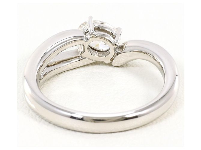 Autre Marque Anello fede in platino PT900 e diamanti - vista 4