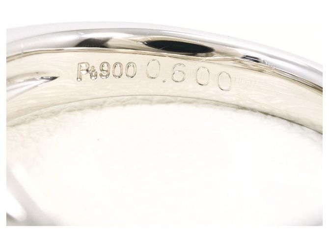 Autre Marque Anello fede in platino PT900 e diamanti - vista 5