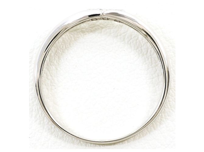 Autre Marque Anello fede in platino PT900 con diamante - vista 2