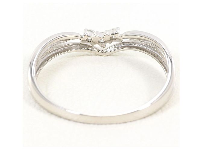 Autre Marque Anello fede in platino PT900 con diamante - vista 3