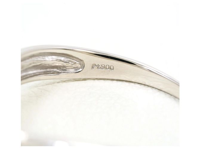 Autre Marque Anello fede in platino PT900 con diamante - vista 4