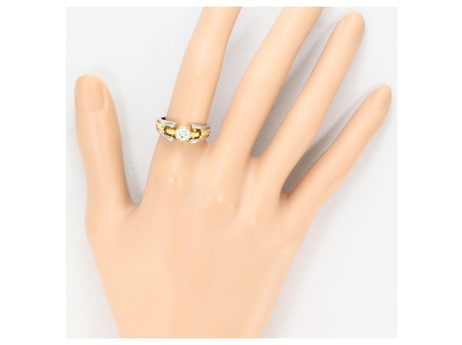 Autre Marque Anello fede in oro 18K con diamante D'oro - vista 7