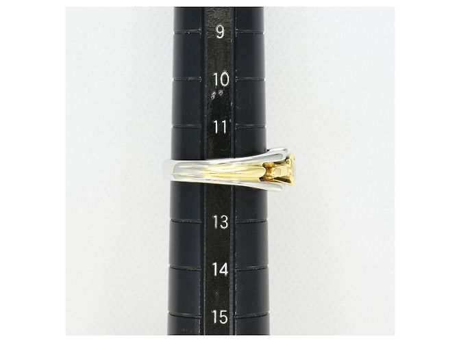 Autre Marque Anello fede in oro 18K con diamante D'oro - vista 8