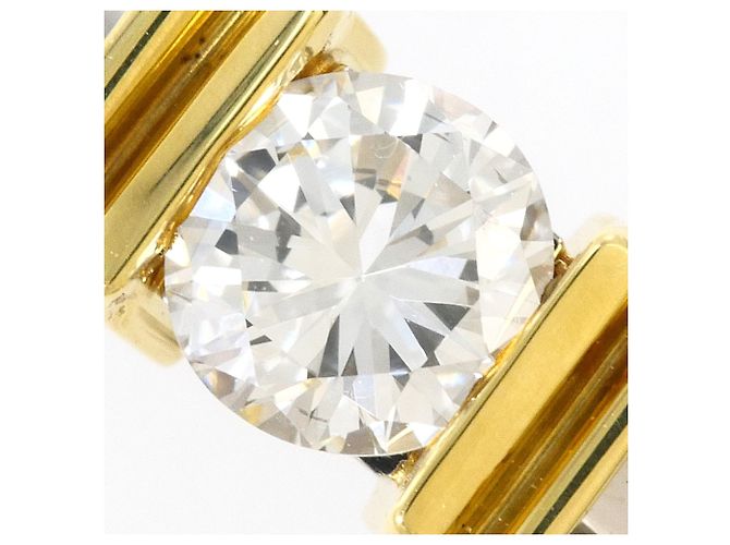 Autre Marque Anello fede elegante in platino e oro D'oro - vista 2