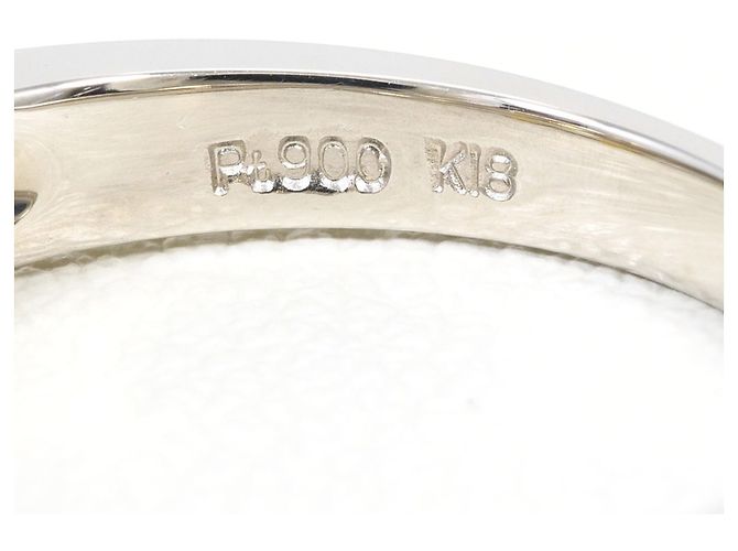 Autre Marque Anello fede elegante in platino e oro D'oro - vista 5