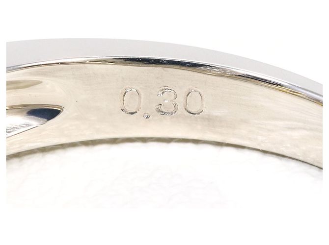 Autre Marque Anello fede elegante in platino e oro D'oro - vista 6
