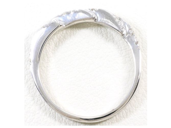 Autre Marque Ehering aus 18K Weißgold mit Diamant Golden - Ansicht 2