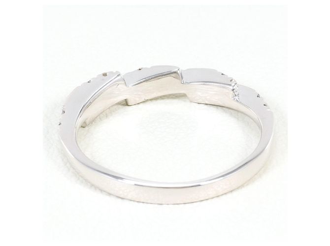 Autre Marque Ehering aus 18K Weißgold mit Diamant Golden - Ansicht 3