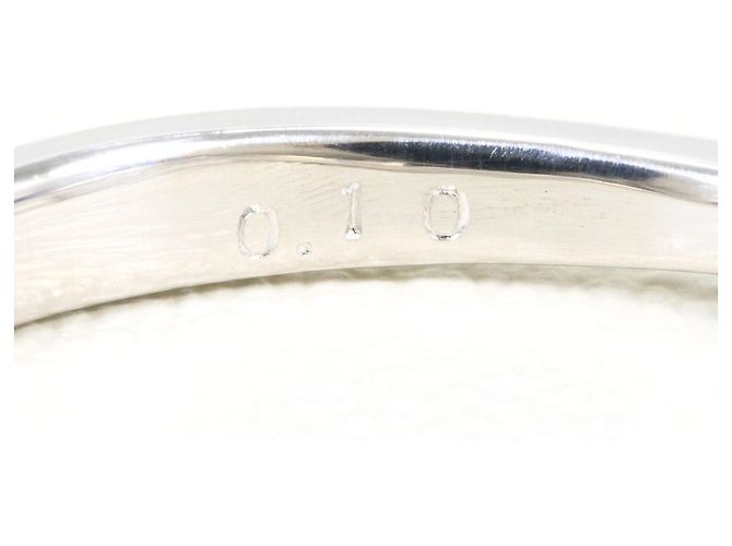 Autre Marque Ehering aus 18K Weißgold mit Diamant Golden - Ansicht 5
