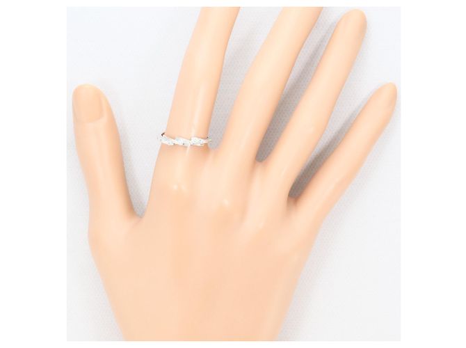 Autre Marque Ehering aus 18K Weißgold mit Diamant Golden - Ansicht 6