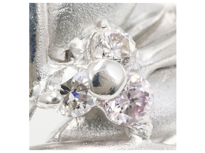 Autre Marque Ehering aus 18K Weißgold mit Diamant Golden - Ansicht 2