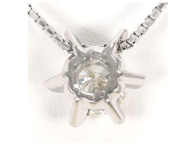 Autre Marque Platin-Halskette PT850 mit Diamant - Ansicht 3