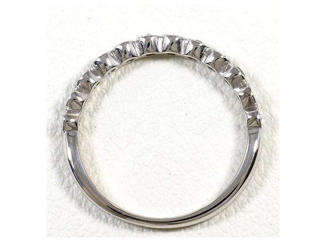 Autre Marque Eleganter Ring aus 18K Weißgold mit Diamant Golden - Ansicht 2