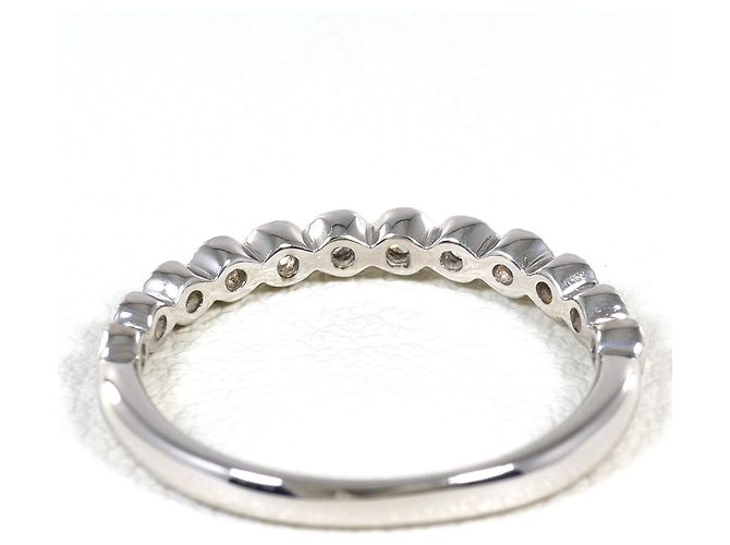 Autre Marque Eleganter Ring aus 18K Weißgold mit Diamant Golden - Ansicht 3