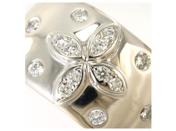 Autre Marque Anello fede in oro bianco 18K e diamanti D'oro - vista 2