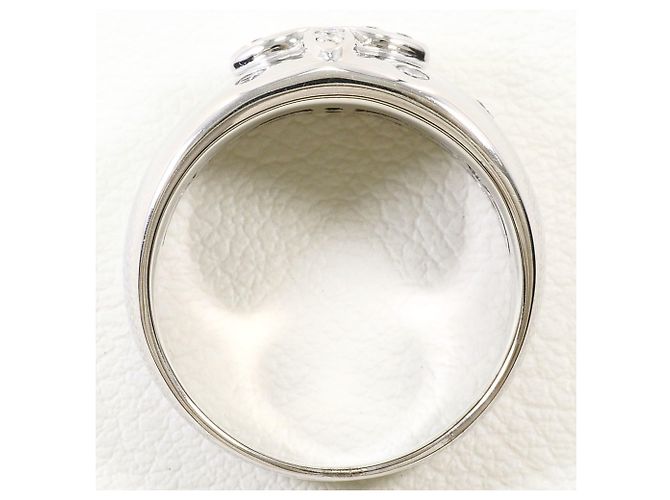 Autre Marque Anello fede in oro bianco 18K e diamanti D'oro - vista 3
