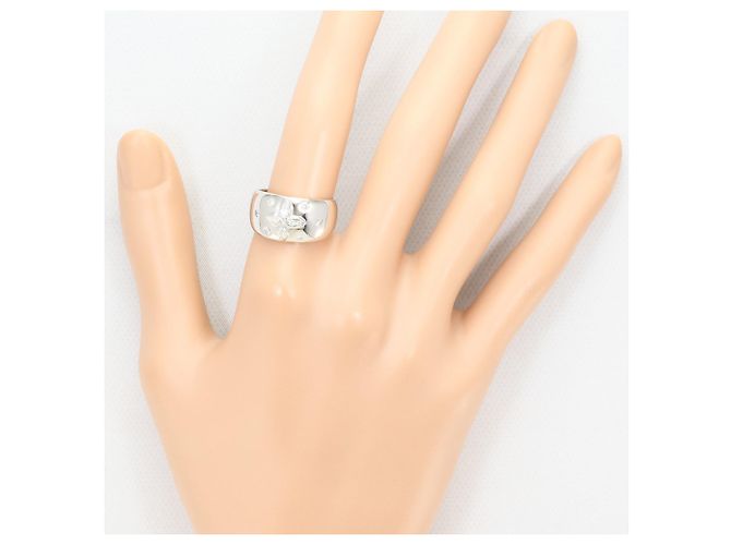 Autre Marque Anello fede in oro bianco 18K e diamanti D'oro - vista 7