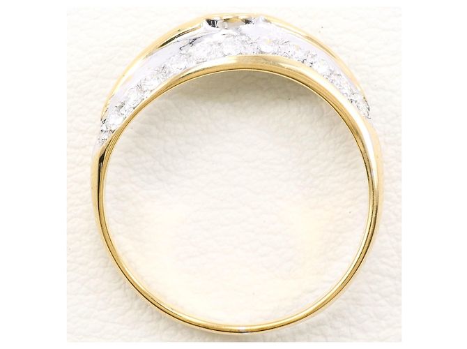 Autre Marque Anello fede in oro 18K con diamante D'oro - vista 3