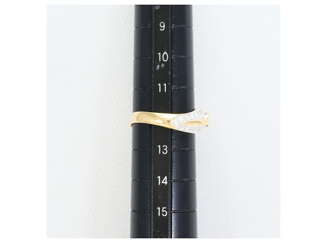 Autre Marque Anello fede in oro 18K con diamante D'oro - vista 7