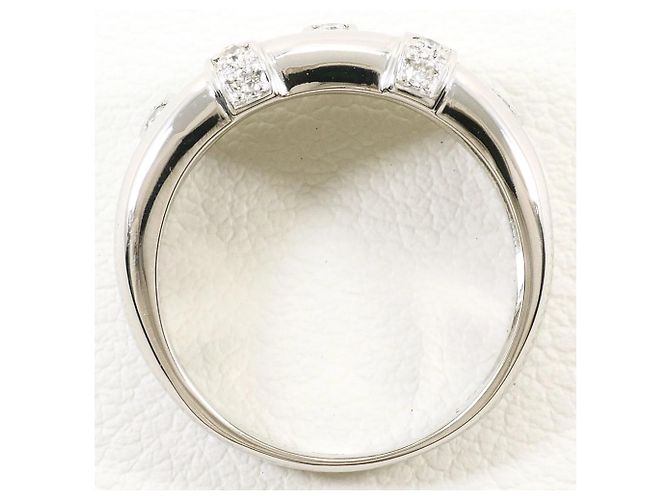 Autre Marque Anello fede in platino PT1000 con diamante - vista 3