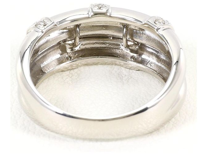 Autre Marque Anello fede in platino PT1000 con diamante - vista 4