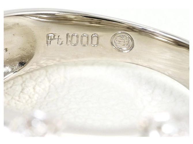 Autre Marque Anello fede in platino PT1000 con diamante - vista 5