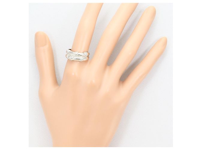Autre Marque Anello fede in platino PT1000 con diamante - vista 7