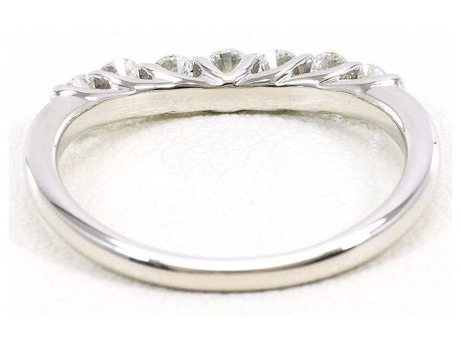 Autre Marque Anello fede in platino PT950 con diamante - vista 3