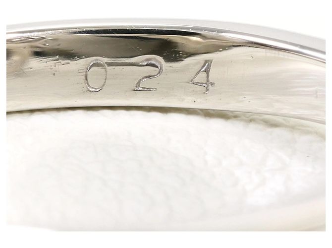 Autre Marque Anello fede in platino e diamanti - vista 6