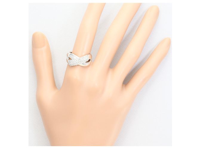 Autre Marque Ehering aus 14K Weißgold mit Diamant Golden - Ansicht 6