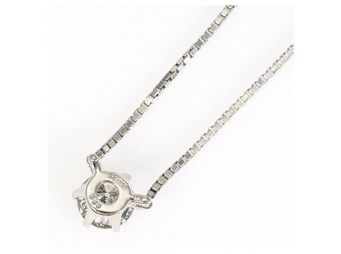 Autre Marque Collana in platino con pendente in diamante - vista 3