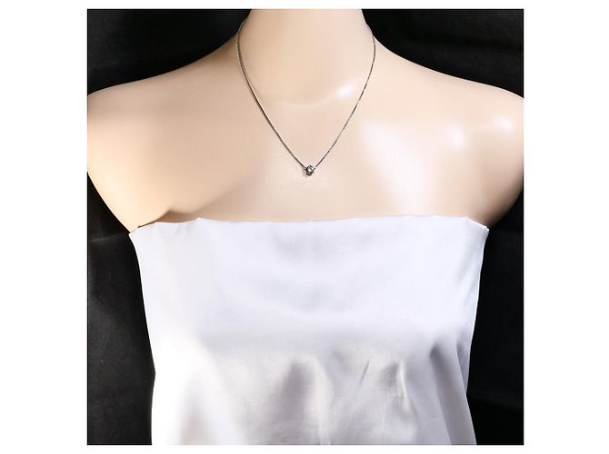 Autre Marque Collana in platino con pendente in diamante - vista 6