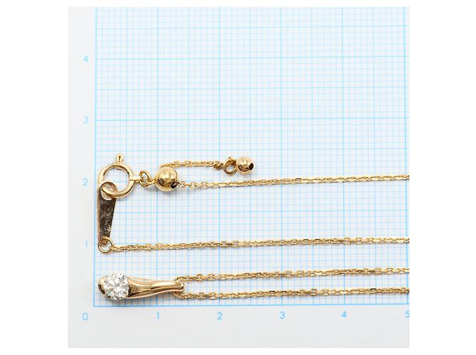 Autre Marque Collier en or rose 18K et diamants Doré - vue 5